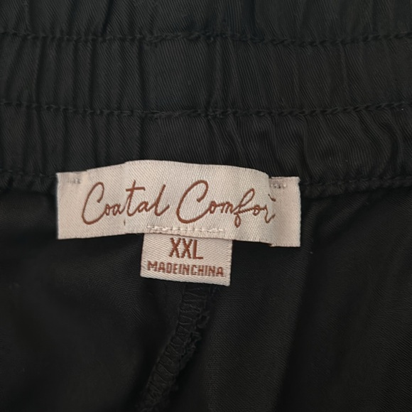 Coastal Comfort black jogger style pants Size XXL. NWT. - Picture 6 of 10